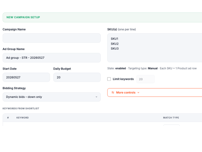 Automated Campaign Creation